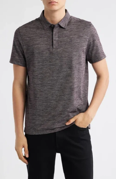 Robert Barakett Payne Space Dye Jacquard Polo In Red