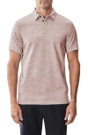 Robert Barakett Payne Space Dye Jacquard Polo In Pink