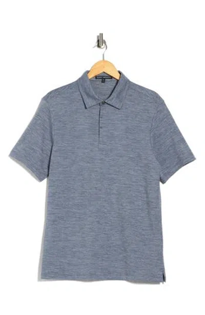 Robert Barakett Payne Space Dye Jacquard Polo In Blue