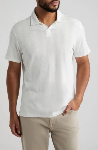Robert Barakett Portmao Johnny Collar Polo In White