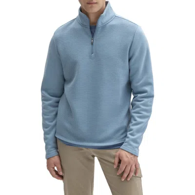 Robert Barakett Quinson Quarter Zip Sweater In Blue