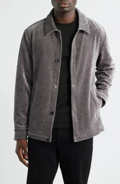 Robert Barakett Rhodes Overshirt In Gray