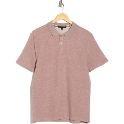 Robert Barakett Rick Knit Polo In Pink