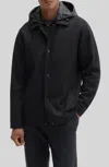 Robert Barakett Rizzo Front Snap Jacket In Black