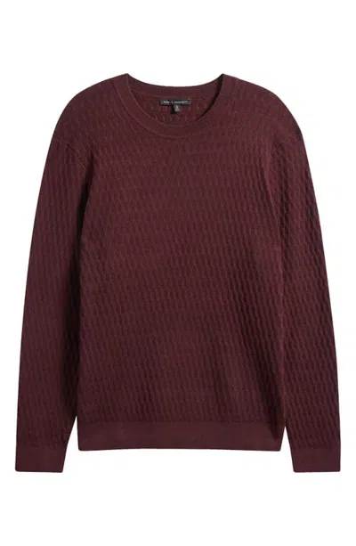 Robert Barakett Rylan Crewneck Sweater In Brown
