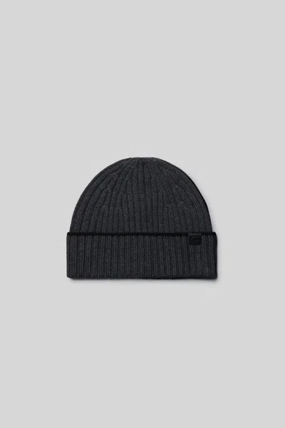 Robert Barakett Sale Andrew Merino Wool Rib Knit Hat In Black