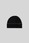 Robert Barakett Sale Andrew Merino Wool Rib Knit Hat In Black