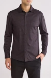 Robert Barakett Santiago Overshirt In Bordeaux