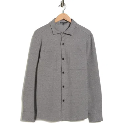 Robert Barakett Seybow Button-up Overshirt In Gray