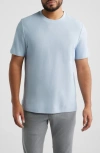 Robert Barakett Sorrel Cotton Blend Piqué T-shirt In Blue