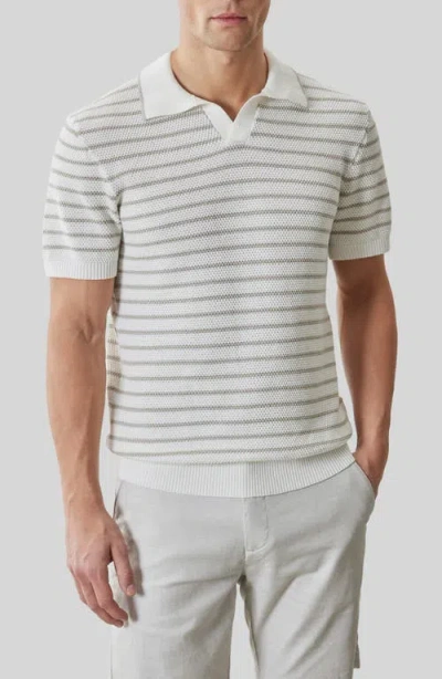 Robert Barakett Stellan Stripe Polo In Multi