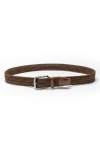Robert Barakett Stirling Woven Belt In Brown