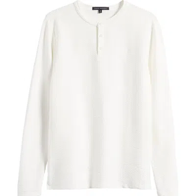 Robert Barakett Teeker Long Sleeve Henley In White
