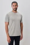 Robert Barakett The Barakett Stretch Melange Tee In Brown