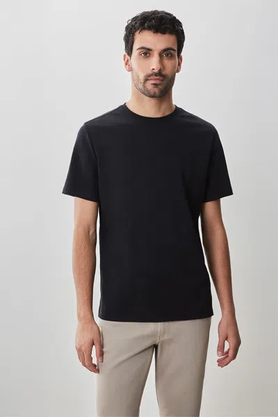 Robert Barakett The Barakett Textured Tee In Black