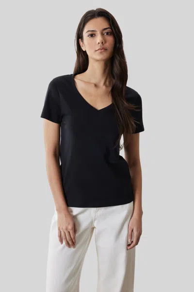 Robert Barakett The Barakett Women's V Tee In Black