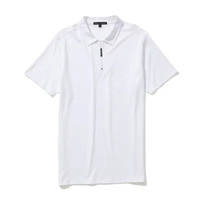 Robert Barakett The Barakett Zip Polo In White