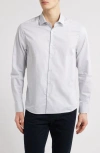 Robert Barakett Theodore Cotton Herringbone Button-up Shirt