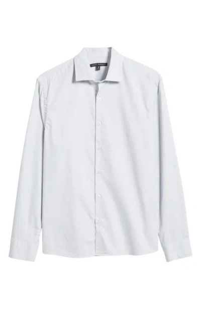 Robert Barakett Theodore Cotton Herringbone Button-up Shirt In White