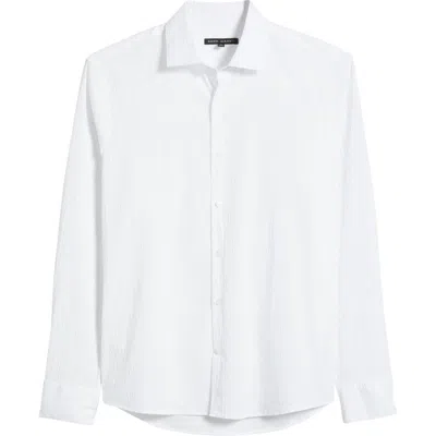 Robert Barakett Tyler Long Sleeve Button-up Shirt In White