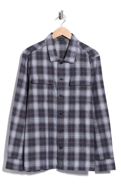 Robert Barakett Valemont Overshirt In Animal Print