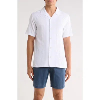 Robert Barakett Villa Resort Camp Shirt In White