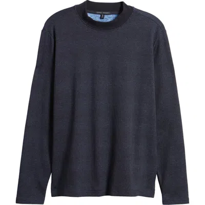Robert Barakett Walcove Stripe Crewneck Sweatshirt In Navy