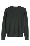 Robert Barakett Watertown Merino Wool Sweater In Olive