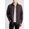 Robert Barakett White Stone Knit Overshirt In Red