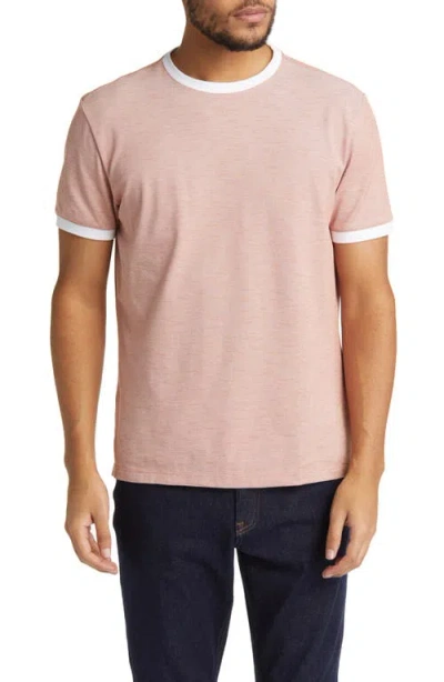 Robert Barakett Whitner Cotton Blend T-shirt In Burnt Orange