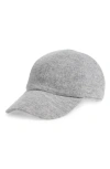 Robert Barakett Wool & Cashmere Baseball Cap In Charcoal