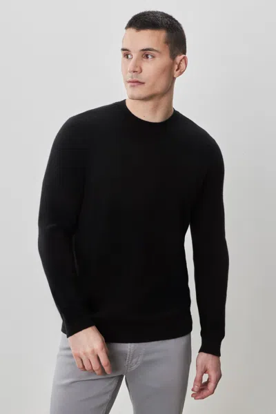 Robert Barakett Xander Crewneck Sweater In Black