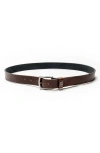 Robert Barakett York Leather Belt In Brown
