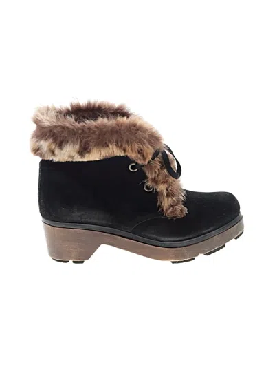 Pre-owned Robert Clergerie Ankle Boots In Black