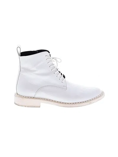 Pre-owned Robert Clergerie Ankle Boots In White