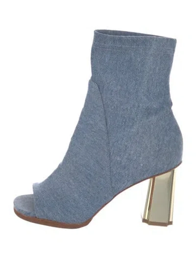 Pre-owned Robert Clergerie Denim Sandals In Blue