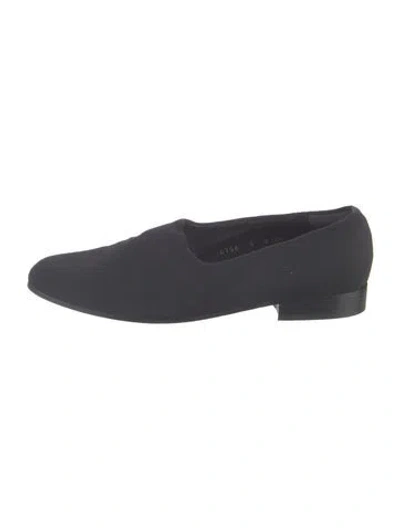 Pre-owned Robert Clergerie Flats In Black