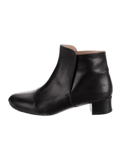 Pre-owned Robert Clergerie Leather Boots In Black