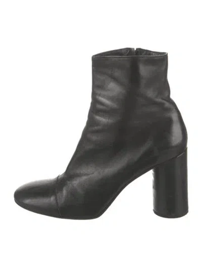 Pre-owned Robert Clergerie Leather Boots In Black