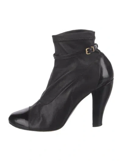 Pre-owned Robert Clergerie Leather Boots In Black