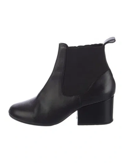 Pre-owned Robert Clergerie Leather Boots In Black