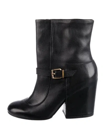Pre-owned Robert Clergerie Leather Boots In Black