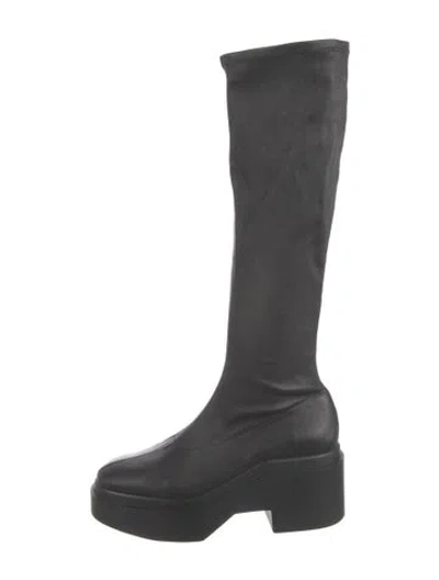 Pre-owned Robert Clergerie Leather Boots In Black