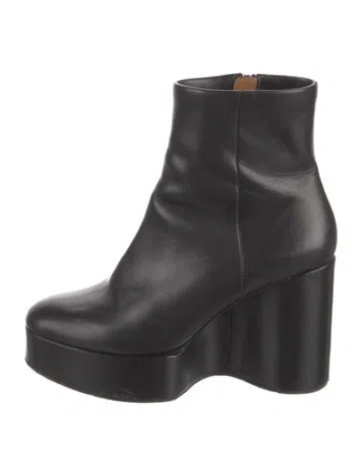 Pre-owned Robert Clergerie Leather Boots In Black