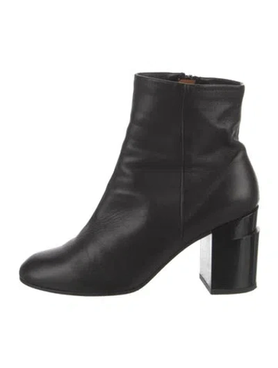 Pre-owned Robert Clergerie Leather Boots In Black