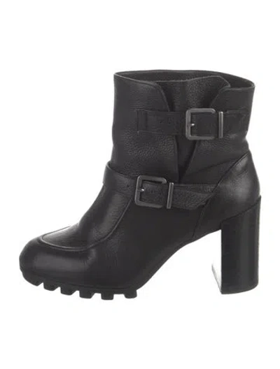 Pre-owned Robert Clergerie Leather Boots In Black