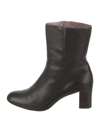 Pre-owned Robert Clergerie Leather Boots In Black