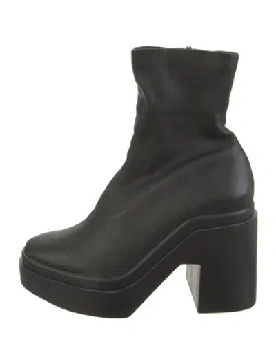 Pre-owned Robert Clergerie Leather Boots In Black