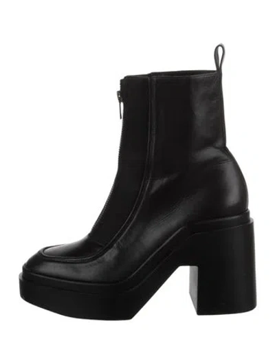 Pre-owned Robert Clergerie Leather Boots In Black