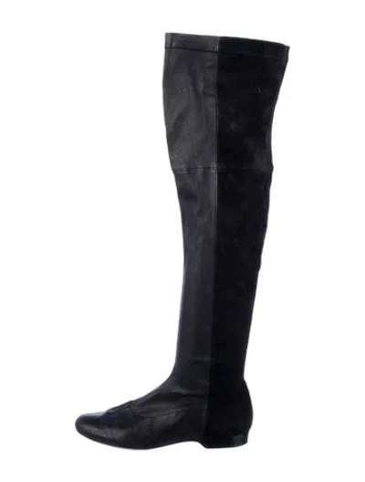 Pre-owned Robert Clergerie Leather Boots In Black